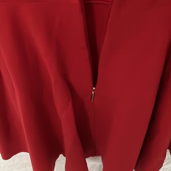 Kate Spade: Red Boat Neck Ponte Dress- pockets- fit & flare- M - Picture 11 of 16